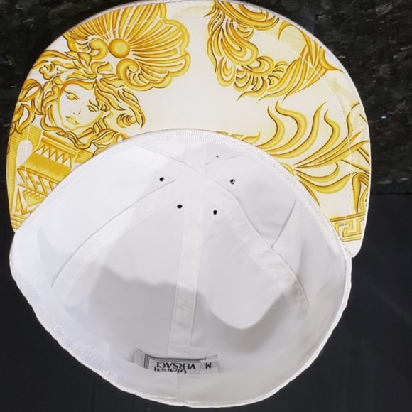 AUTHENTIC WHITE GIANNI VERSACE GOLD EMBROIDERED - Picture 6 of 8